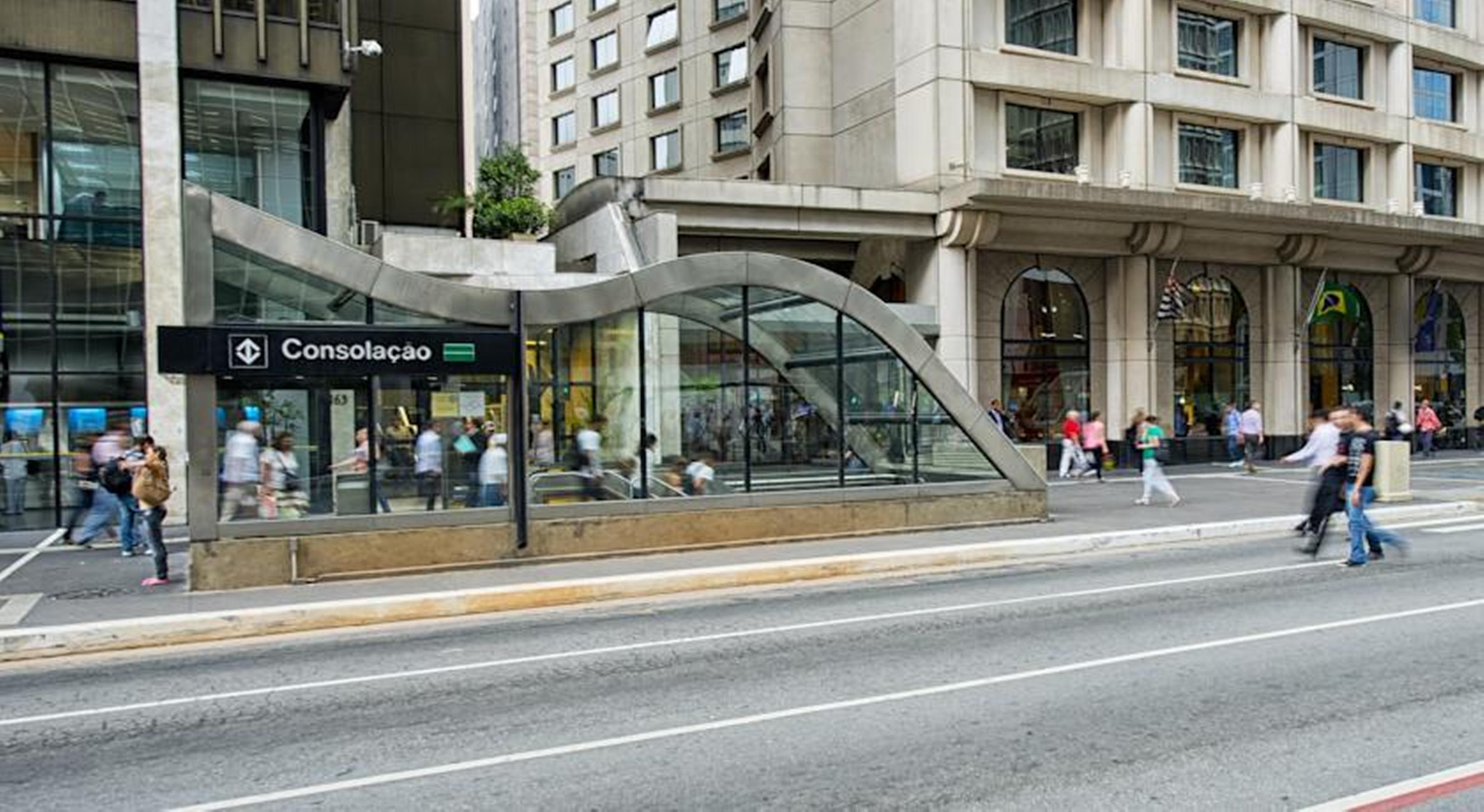 Melia Paulista Hotel São Paulo Eksteriør billede The station entrance